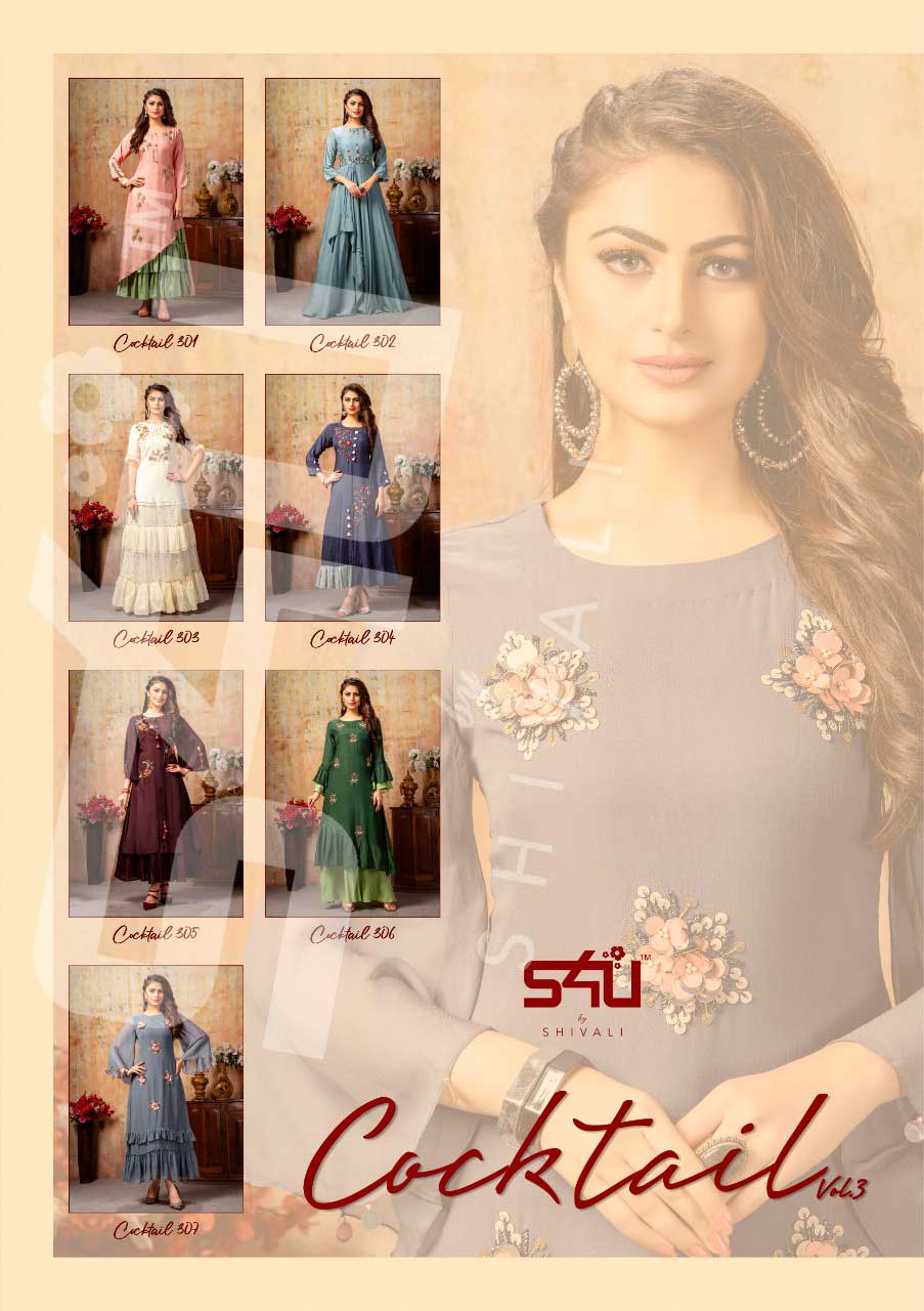 S4u Cocktail Vol-3 Kurta Gown Manufacturer S4u Cocktail Vol-3 Kurta Gown Manufacturer